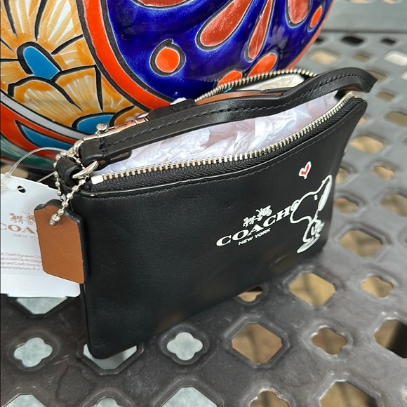 Coach Black Snoopy Clutch - Picture 3 of 12
